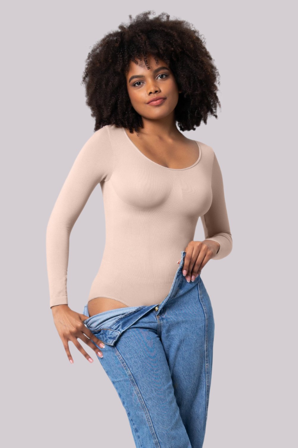 Confaty Amber – Premium Long-Sleeve Bodysuit