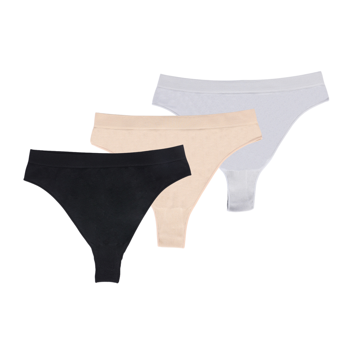 Confaty Seamless Women's Thongs (3-Pack)