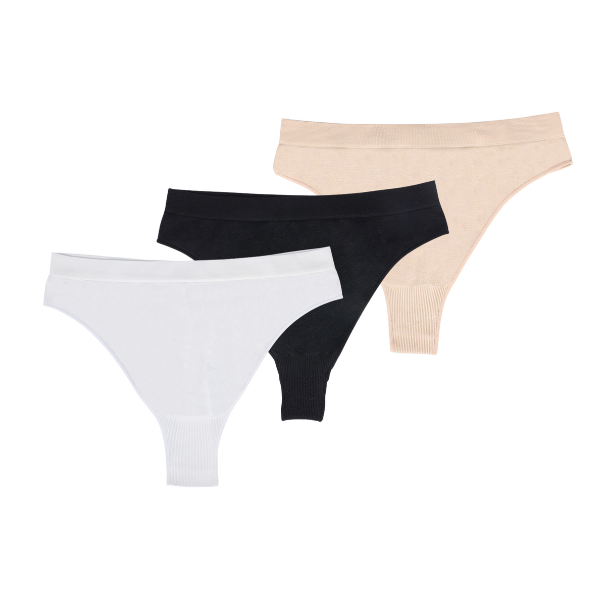 Confaty Seamless Women's Thongs (3-Pack)