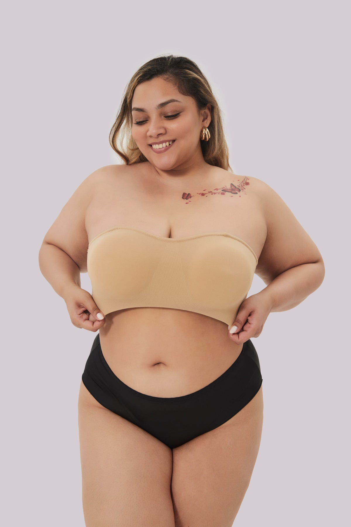 Confaty™ Celeste – Strapless Bandeau Bra
